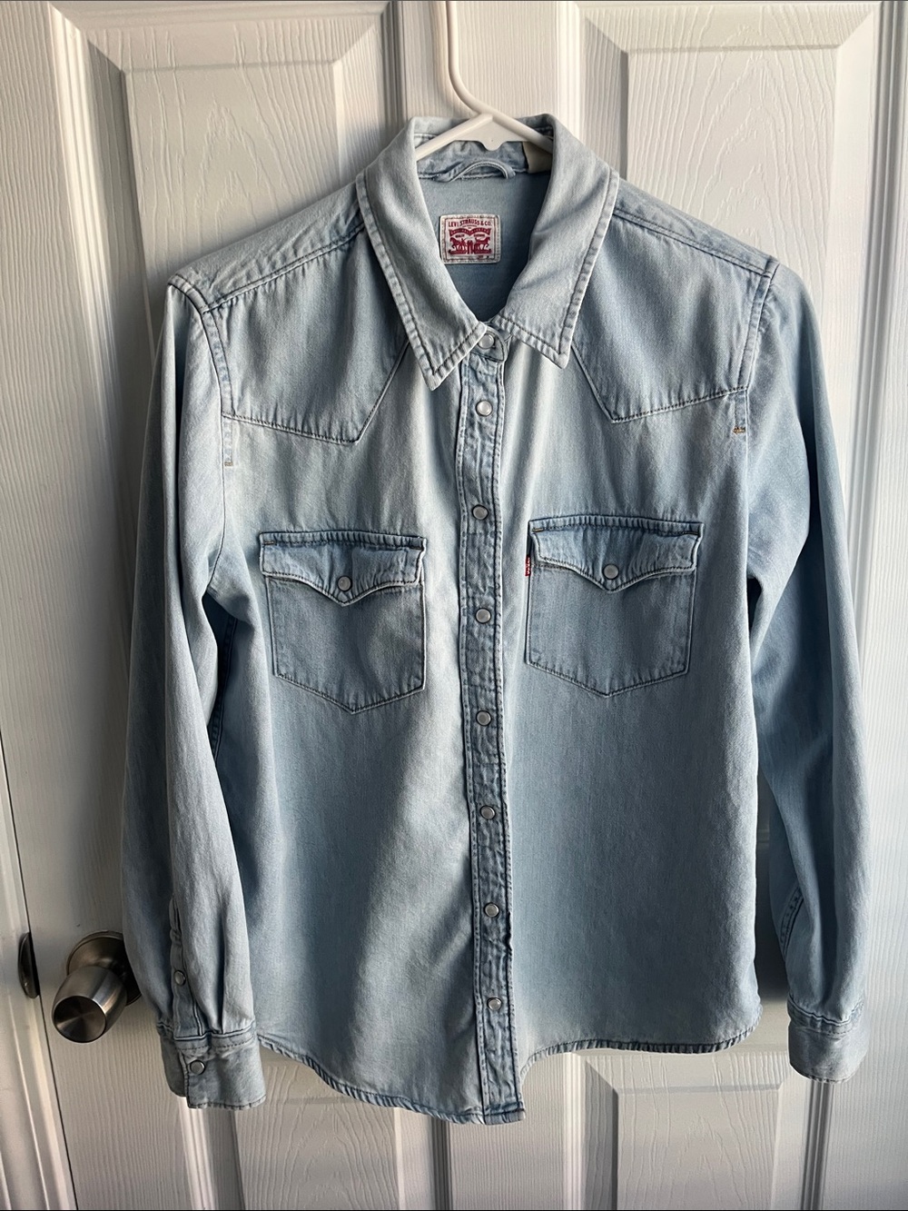 Levi's Vintage Light Blue Denim Western Shirt